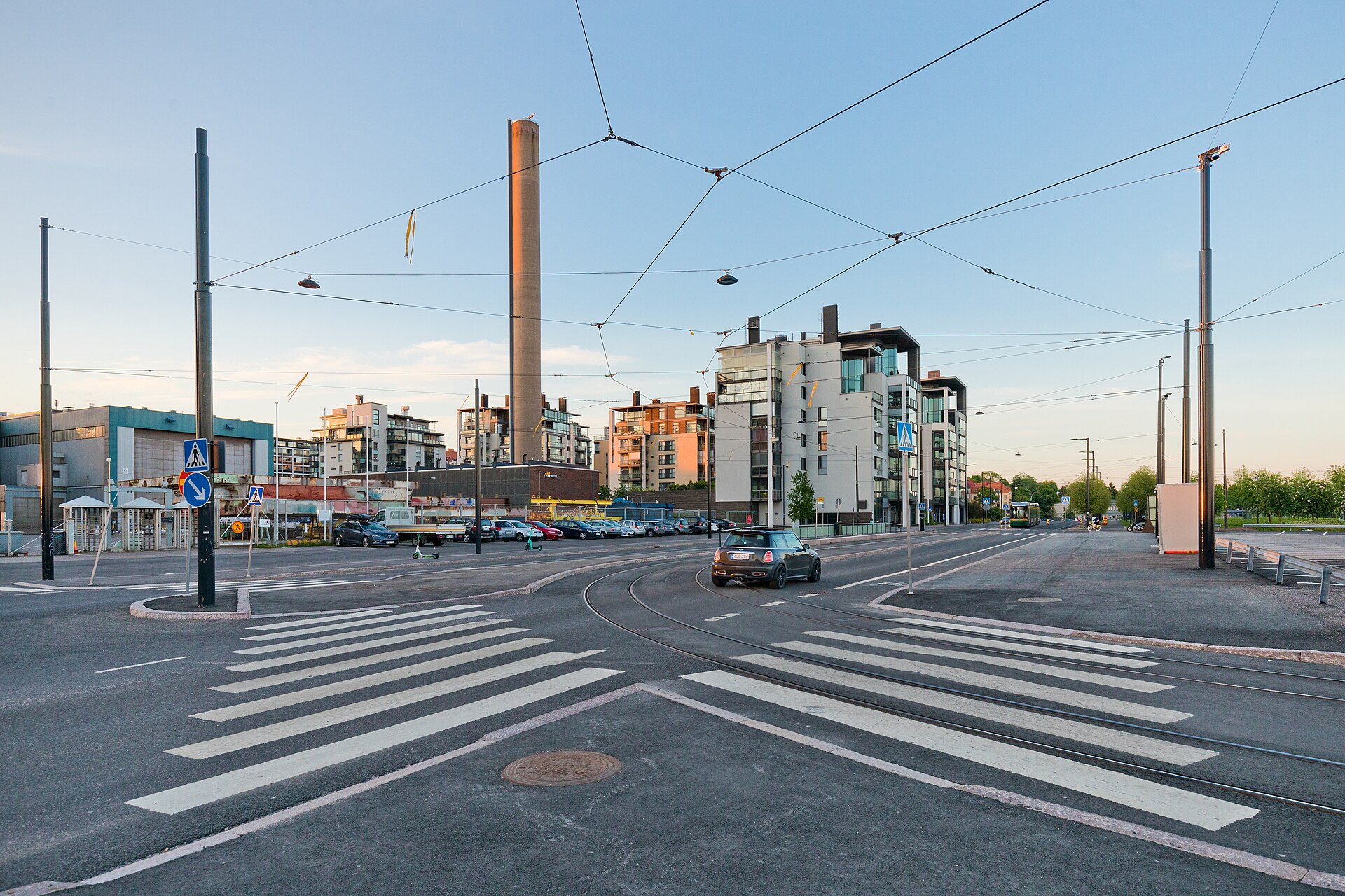 Näkymä Laivakadulta Hernesaaressa Helsingissä.